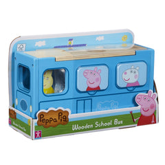 Houten schoolbus vormensorteerder - Peppa Pig 5029736072223