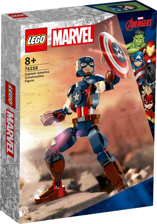 Captain America Bouwfiguur - Lego Marvel 5702017419749