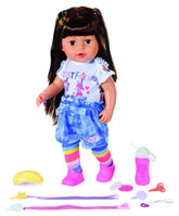 Sister brunette - Baby born - 43 cm 4001167830352