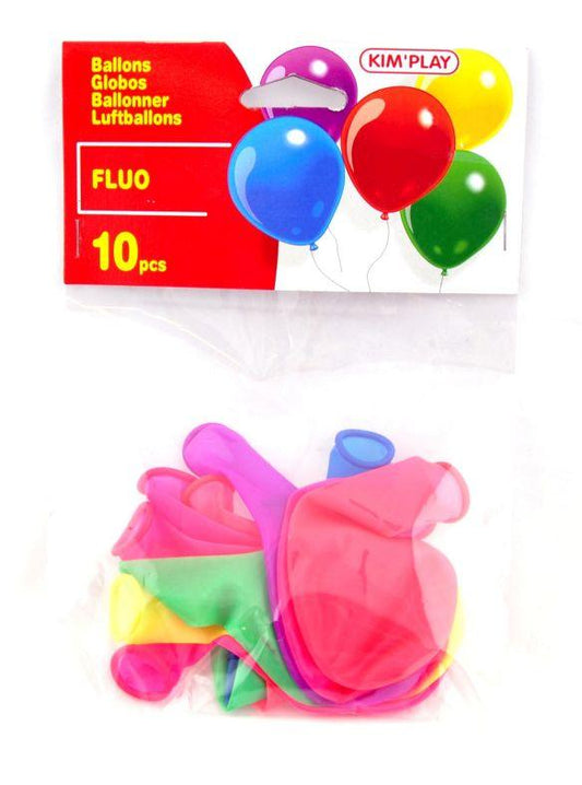 10 Ballonnen Fluo - Amuzzi