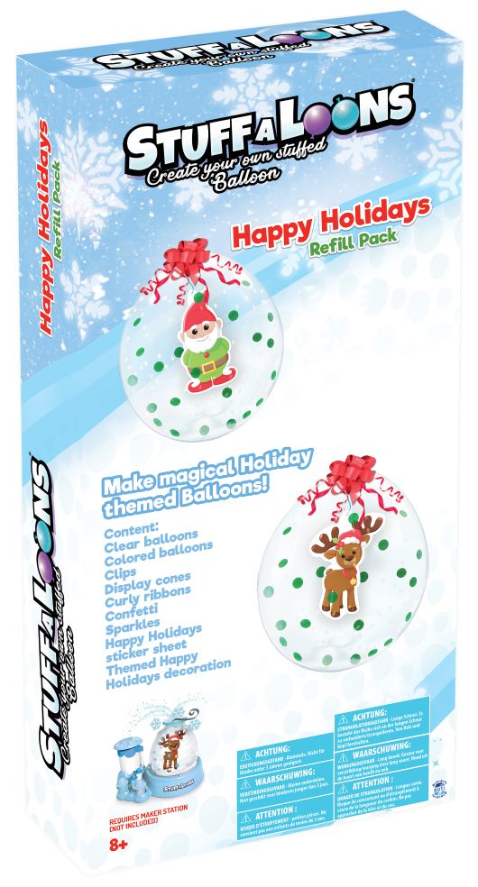 Happy Holidays refill pack - Stuff-a-loons -  4897046472986