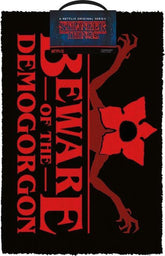 Stranger Things - Beware of the Demogorgon Door Mat 5050293852966