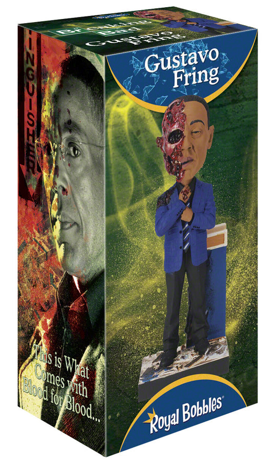  Breaking Bad: Gus Fring Face Off Bobblehead  0814089013260