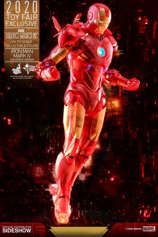 Marvel: Iron Man 2 - Exclusive Iron Man Mark IV Holographic Version 1:6 Scale Figure - Amuzzi