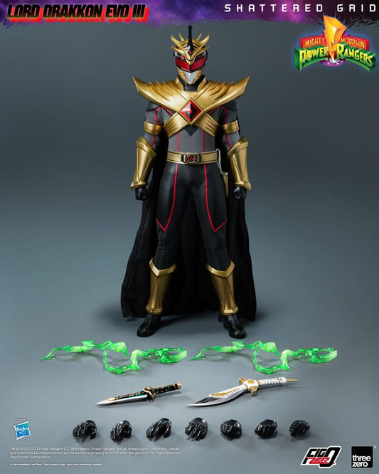 Mighty Morphin Power Rangers Shattered Grid  FigZero Action Figure 1/6 Lord Drakkon Evo III 30 cm  4895250819894