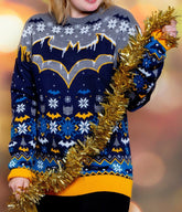 Batman Christmas Sweater Frosty Size M 5060674406558
