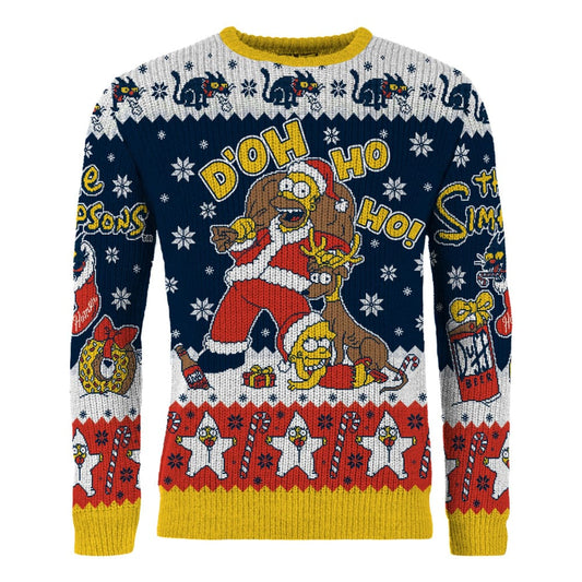 Simpsons Christmas Sweater D'oh Ho Ho! Size S 5061036143913