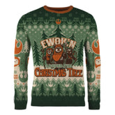Star Wars Christmas Sweater Ewok'n around the Christmas Tree Size S 5061036145887