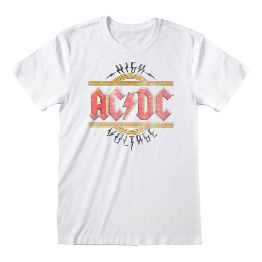 AC/DC T-Shirt Vintage High Voltage Size S 5056463439944