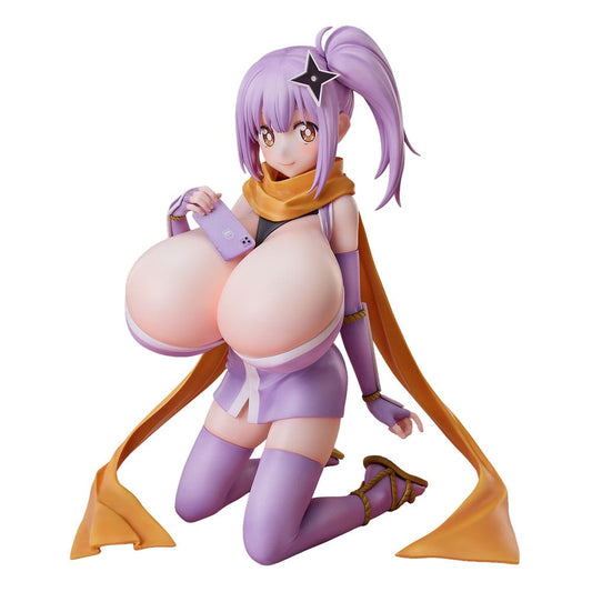 A Ninja and an Assassin Under One Roof Maid PVC Statue 1/4 Diecut Sticker Satoko Kusagakure Huge-Breasted Ver. 23 cm    4595057570140