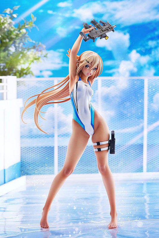 Arms Note PVC Statue 1/7 Kouhai-chan of the Swim Club Blue Line Swimsuit Ver. 29 cm 4981932517582