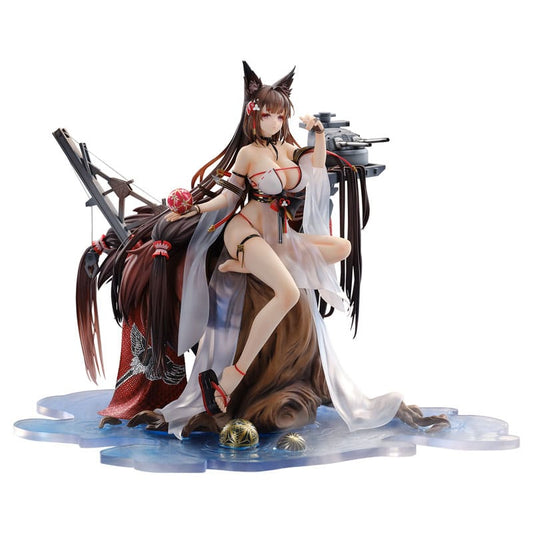 Azur Lane PVC Statue 1/7 Amagi Wending Waters Serene Lotus Ver. Acrylic Special Edition w/Display 25 cm 6971995421955