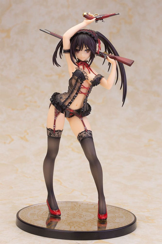 Date A Live Statue 1/7 Kurumi Tokisaki Lingerie Ver. Black 24 cm 4562283273022