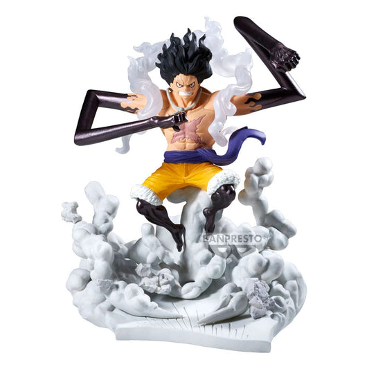 One Piece Senkozekkei PVC Statue Monkey D. Luffy Gear 4 15 cm 4573102710253
