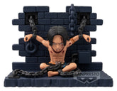One Piece World Collectable Figure Mini Figure Portgas D. Ace (Impel Down) 8 cm 4580886902781