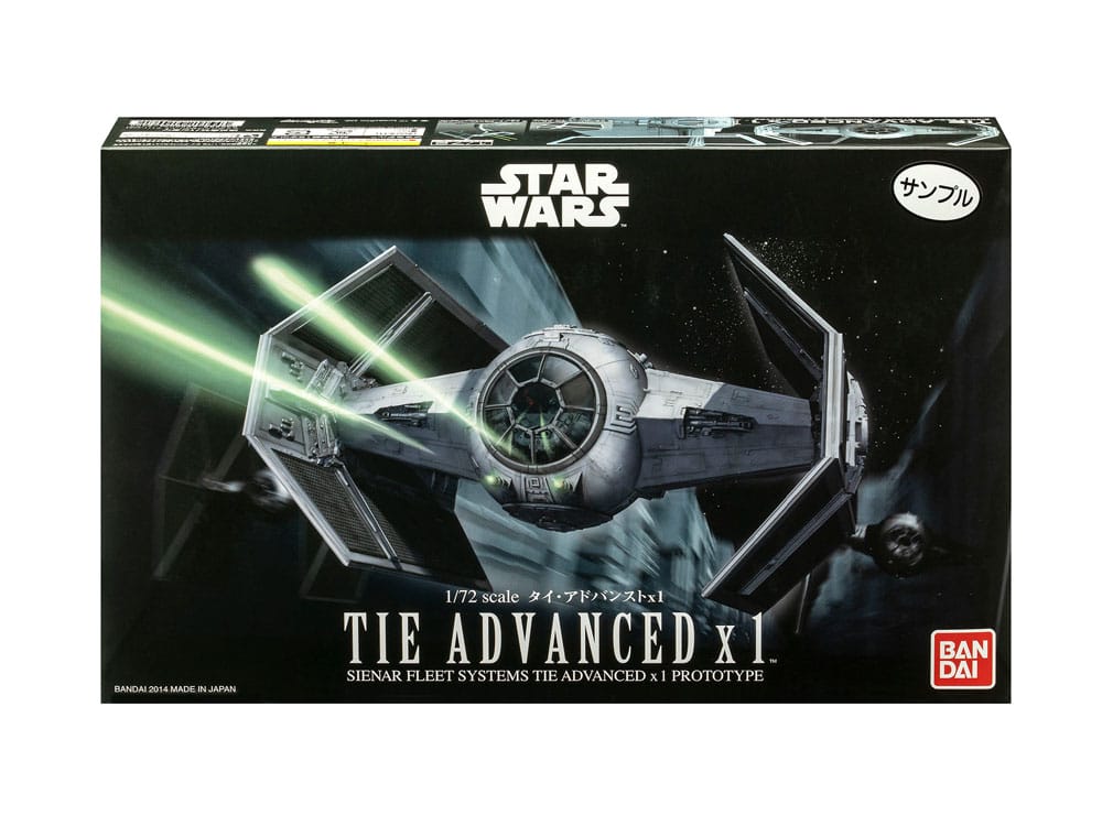 Star Wars Model Kit 1/72 TIE Advanced x1 10 c 4009803012148