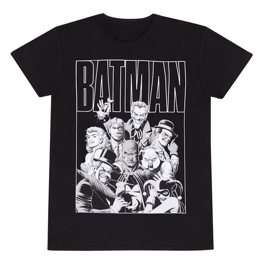Batman T-Shirt Rogues Gallery Size S 5056579752111