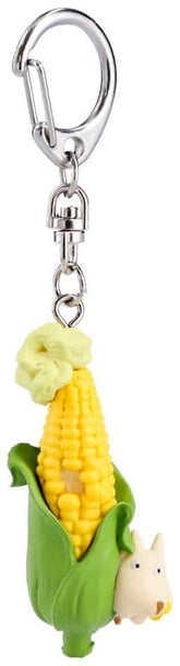 My Neighbor Totoro 3D Keychain Soot Sprite in corn with Totoro 4990593516865