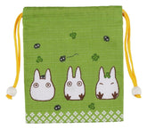 My Neighbor Totoro Cloth Bag Small Totoro Green 4990593552788