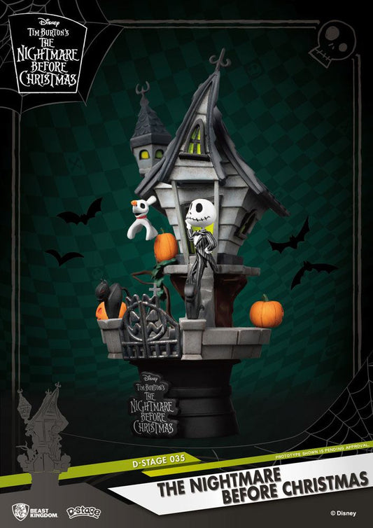 Nightmare before Christmas D-Stage PVC Diorama Jack's Haunted House 15 cm 4711385241334