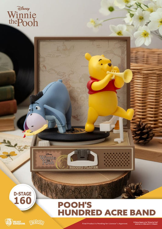 Winnie the Pooh Record Player Series PVC figure Pooh's Hundred Acre Band 12 cm 4711385265682