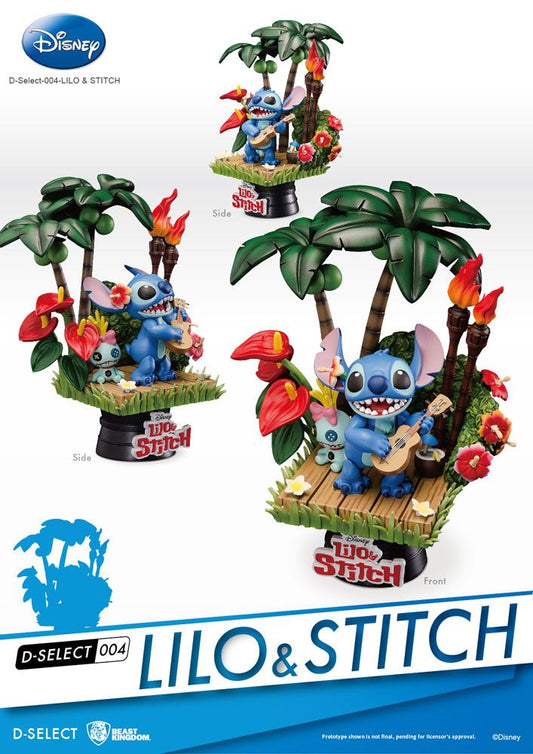 Disney D-Stage PVC Diorama Stitch 14 cm 4711385243338