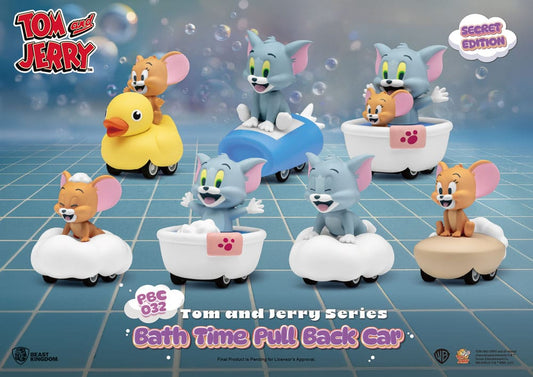 Tom & Jerry Pull Back Cars Bath Time Blind Box 6-Pack  4711385263046