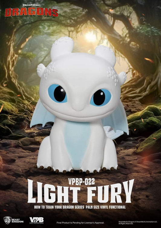 How To Train Your Dragon Piggy Vinyl Bank Light Fury 12 cm 4711385259728