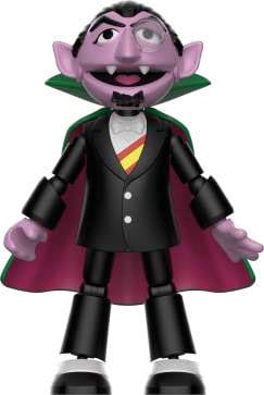 Sesame Street Blokees PreCool Series 2 Plastic Model Kit 08 Count Von Count 13 cm 0810181530582