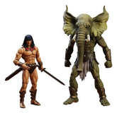Conan the Barbarian Epic H.A.C.K.S. Action Figures The Tower of the Elephant Set: Young Conan and Yag Kosha 0814800025794