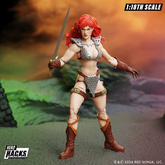 Red Sonja Hero H.A.C.K.S. Action Figure Red Sonja 0814800024827