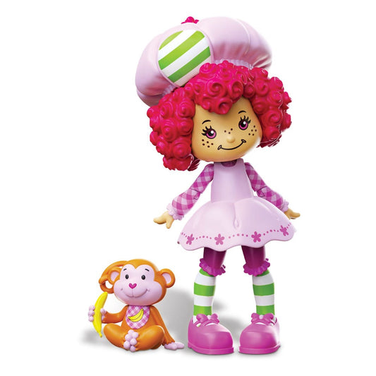 Strawberry Shortcake Simply Action Figure Raspberry Tart & Rhubarb Monkey 0814800024797