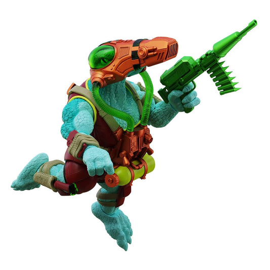 Saurozoic Warriors Rock Action Figure Javvik Mosa Mosasaurus (Underwater Assault) 15 cm 0814800024421