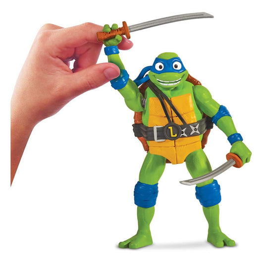 Teenage Mutant Ninja Turtles: Mutant Mayhem Ninja Shouts Action Figure Leonardo 14 cm  0043377833512