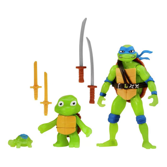 Teenage Mutant Ninja Turtles: Mutant Mayhem Action Figure 3-Pack Leonardo Evolution 10 cm 0043377835813