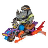 Teenage Mutant Ninja Turtles Action Figure with Vehicle Rocksteady & Chopper 12 cm 043377834472