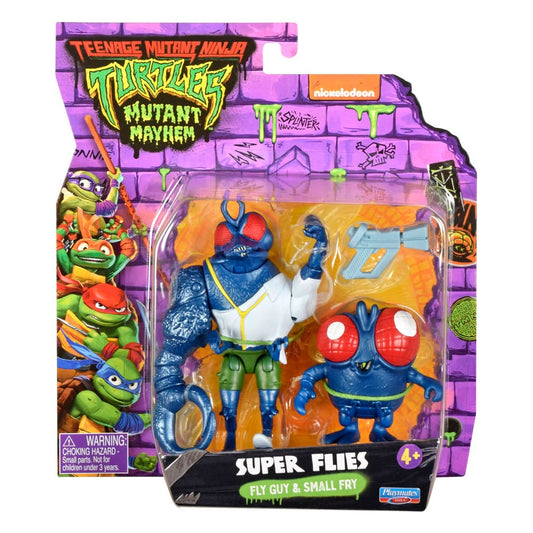 Teenage Mutant Ninja Turtles: Mutant Mayhem Action Figures Super Fly & Toddler Super Fly 11 cm  0043377834816