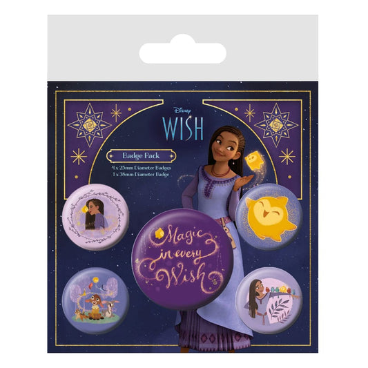 Wish Pin-Back Buttons 5-Pack Magic In Every Wish 5050293808130