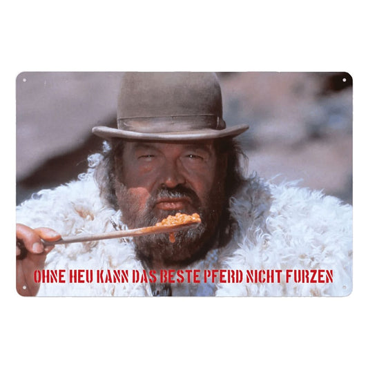 Bud Spencer Tin Sign Bohnen 20 x 30 cm 4250778167641