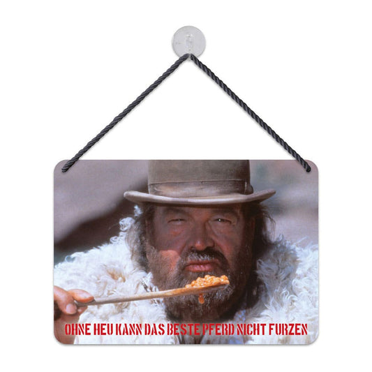 Bud Spencer Tin Sign Bohnen 16,5 x 11,5 cm 4250778167511