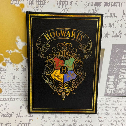 Harry Potter Notebook Hogwarts Black 5056563712220