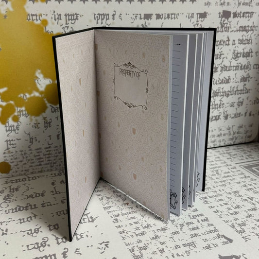 Harry Potter Notebook Hogwarts Black 5056563712220