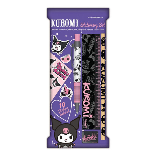 Sanrio Stationery Set 6-Pack Kuromi 5056563708087