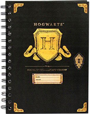 Harry Potter Wiro Notebook A5 Hogwarts Shield 5060718149618
