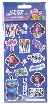 KPop Demon Hunters Sticker Set Puff 5056563711438
