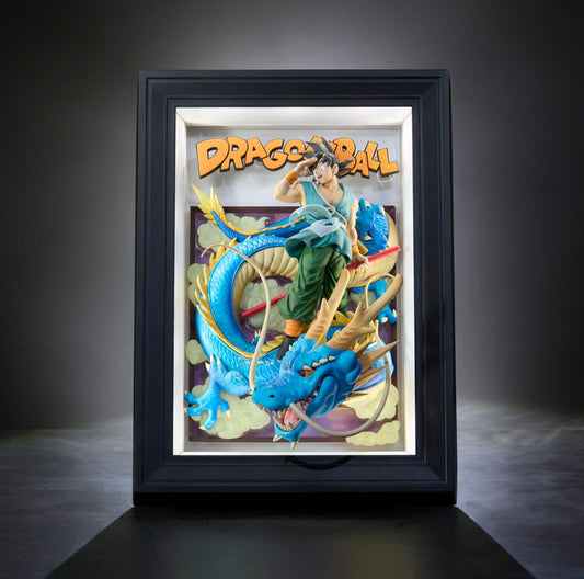 Dragon Ball Z Tamashii Art 3D Relief Picture Son Goku & Dragon 27 cm 4573102675408