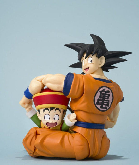 Dragon Ball S.H.Figuarts Action Figure Son Goku & Son Gohan Kid & Kintoun 14 cm & 6 cm 4573102692870