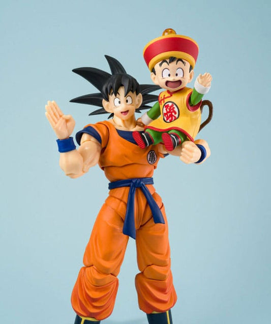 Dragon Ball S.H.Figuarts Action Figure Son Goku & Son Gohan Kid & Kintoun 14 cm & 6 cm 4573102692870