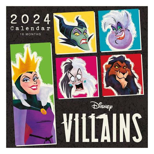 Disney Villains Calendar 2024 Once I was Alone 9781804230831
