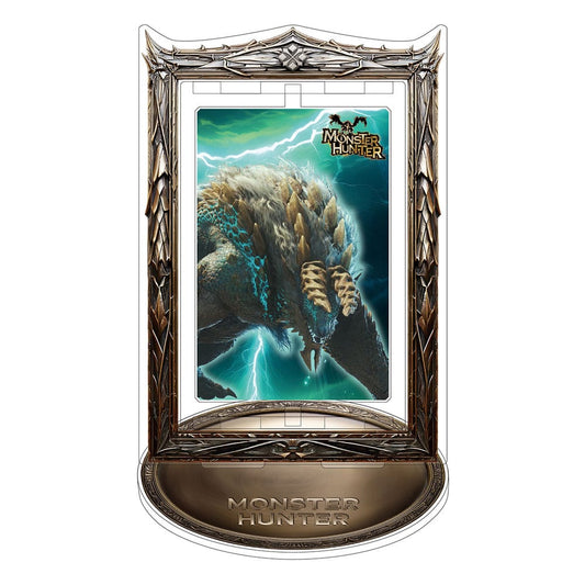 Monster Hunter Acrylic Stand Zinogre Rotating 14 cm 4976219135146